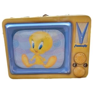 TWEETY BIRD Vintage Warner Bros Lunch Pail, Lunch- box Looney Tunes, Collectible